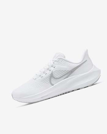Nike Air Zoom Pegasus 39 Blancos Plateadas Grises Metal Plateados | MX 1127